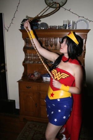 Wonder Woman Super Girl DIY Halloween Costume